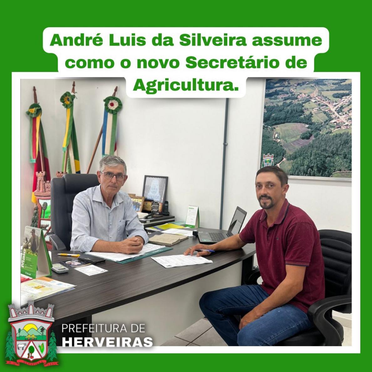 André Luis da Silveira novo Secretário de Agricultura